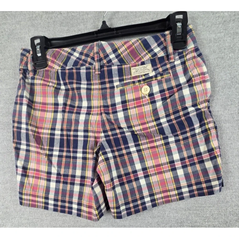 Ralph Lauren Boys 12 madras multi-colored Chino shorts‎ Preppy Logo Beach